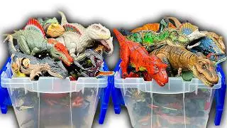 AMAZING Haul of 100+ MASSIVE Jurassic Dinosaur Figures | Carnotaurus, Indoraptor, T-Rex & More!