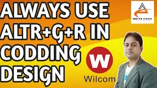 Coding Embroidery Designs | Drawing | Punching | wilcom2006 | amrish virani