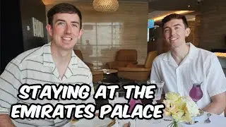 We stayed in The Emirates Palace Hotel in Abu Dhabi! Check it out!