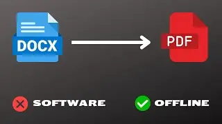 Convert Docx to PDF WITHOUT Software or Internet (Secret Microsoft Word Trick!)