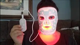 Experience The Glow-up With Kingdo Red Light Therapy Mask!