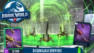 DSUNGASCORPIOS UNLOCKED!! | The Compsoraptor Killer! (Jurassic World Alive)