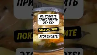 Уха МИНУТКА! Пробовали? #shorts #уха #рыбныйсуп