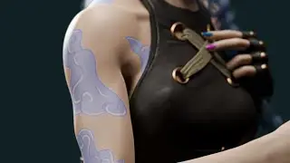 Applying Big Tattoos to Characters in Blender Part 1