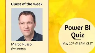 Power BI Quiz with Marco Russo