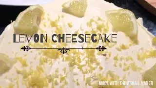 Lemon Cheesecake With Condensed Milk  🍰 No-Bake Cheesecake