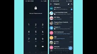 How To lock the password On Telegram App