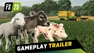 🚨 Farming Simulator 25 Gameplay Trailer - Gamescom