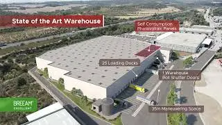 Esparraguera Logistics Park 3d animation