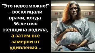 Это невозможно! – восклицали врачи, когда 56-летняя женщина родила, а затем все замерли от удивления