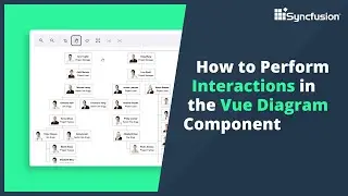 How to Perform Interactions in the Vue Diagram Component