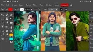 Photopea se photo kaise banaye || Photopea editing mobile 🔥 photopea.com