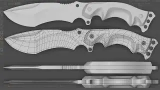 Tactical Knife | Cinema 4D Modeling Tutorial