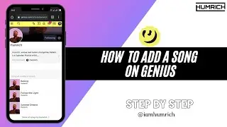 How To Add A Song On Genius.