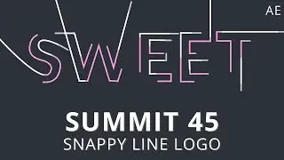 Summit 45 - Snappy Line Logo - After Effects