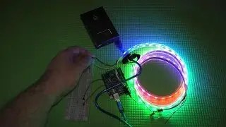 RGB Led strip ws2812b Neopixel connecting to Arduino