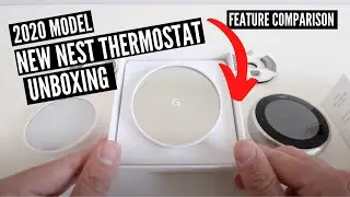 New Google Nest Thermostat Unboxing and Comparison 2020