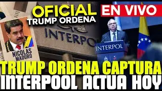 ¡URGENTE!🔴TRUMP RECONOCE A EDMUNDO GONZALES Y ORDENA A LA INTERPOOL A INTERVENIR EN VENEZUELA