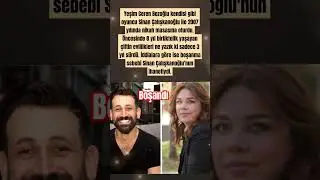 Yeşim Ceren Sinan Çalışkanoğlu  8 yıl birliktelik yaşayan çiftin evlilikleri ne yazık ki3 yıl sürdü.