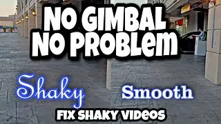 How to fix shaky video using stabilizer app