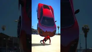 GTA V: SUPERHEROES LIFTING WEIGH, WHO THE BEST? 💪 | 
