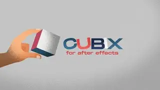 Cubix for After Effects - 3D cube in 1 click!