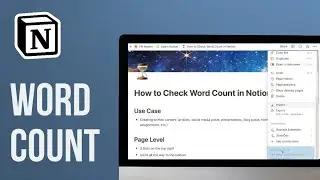 How to Check Word Count in Notion (Tutorial)