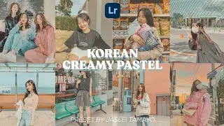 Korean Creamy Lightroom Preset | How To Edit Korean Creamy Tones in Lightroom - Tutorial | Free DNG