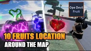 (AUT) All 10 Devil Fruit Location in A Universal Time! | Roblox