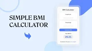 Create A BMI Calculator with JavaScript to Measure Your Body Mass Index (BMI) 🔥