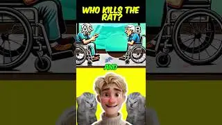 Who Kills The Rat?🐀#riddles #memes #humor #funny #cat #funnyshorts #funnyvideo #quiz