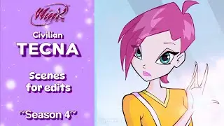 Winx Club | Tecna (S4) Civilian Scenes for edits