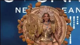 Miss Universe contestant represents El Salvador with Bitcoin-inspired costume