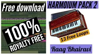 Royalty Free Harmonium Pack 2 +Midi #punjabiloops #freeloops #freepunjabimusic - RaagBhairavi Loops