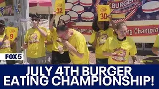 July 4th Burger Eating Championship!