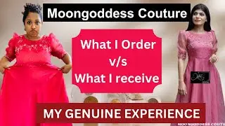 Second Dress കയ്യിൽകിട്ടി 😇Moongoddess couture Genuine review //SECOND ORDER EXPERIENCE