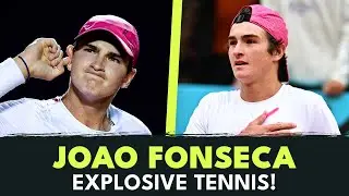 18-Year-Old Joao Fonsecas EXPLOSIVE Tennis!