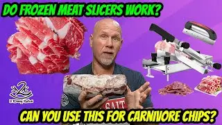 Can you use a manual Meat Slicer for Carnivore chips? Review of a frozen meat slicer