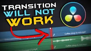 How To Easily Fix Transitions Not Working, Can't Add Transition Fix - Davinci Resolve