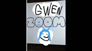 Gwen zoom logo in womp womp womp