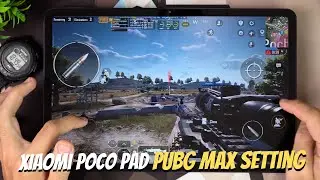 Xiaomi Poco Pad PUBG Gaming test Max Setting | Snapdragon 7s Gen 2