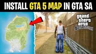 ✅ How To Install GTA 5 MAP in GTA San Andreas 😲 (Easy Method)