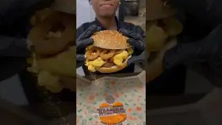 too busy chowing down on Chef Naeemah’s Mac and Cheese Whopper 🤤🍔 can you 