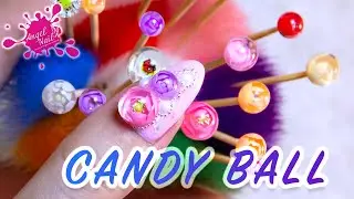 CANDY BALL technique Making gel Balls / Nail Design BUBBLE FLOWERS