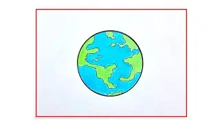 How to Draw Earth Drawing Easy Steps / Earth Drawing Easy / How to Draw Earth / Earth Drawing Easy