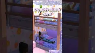 Double Bunk Bed | Sims 4 | No CC | Build Tip #sims4 #shortswithcamilla