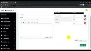 How to do basic Fee Setup | SumSchool Guide