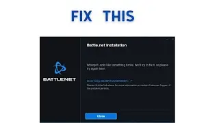 How to Fix Error Code: BLZBNTBGS000001FF on Battle.net