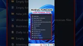 Nueva Función en MENU Contextual de Windows 11