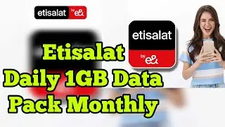 Etisalat Daily 1gb data pack Monthly